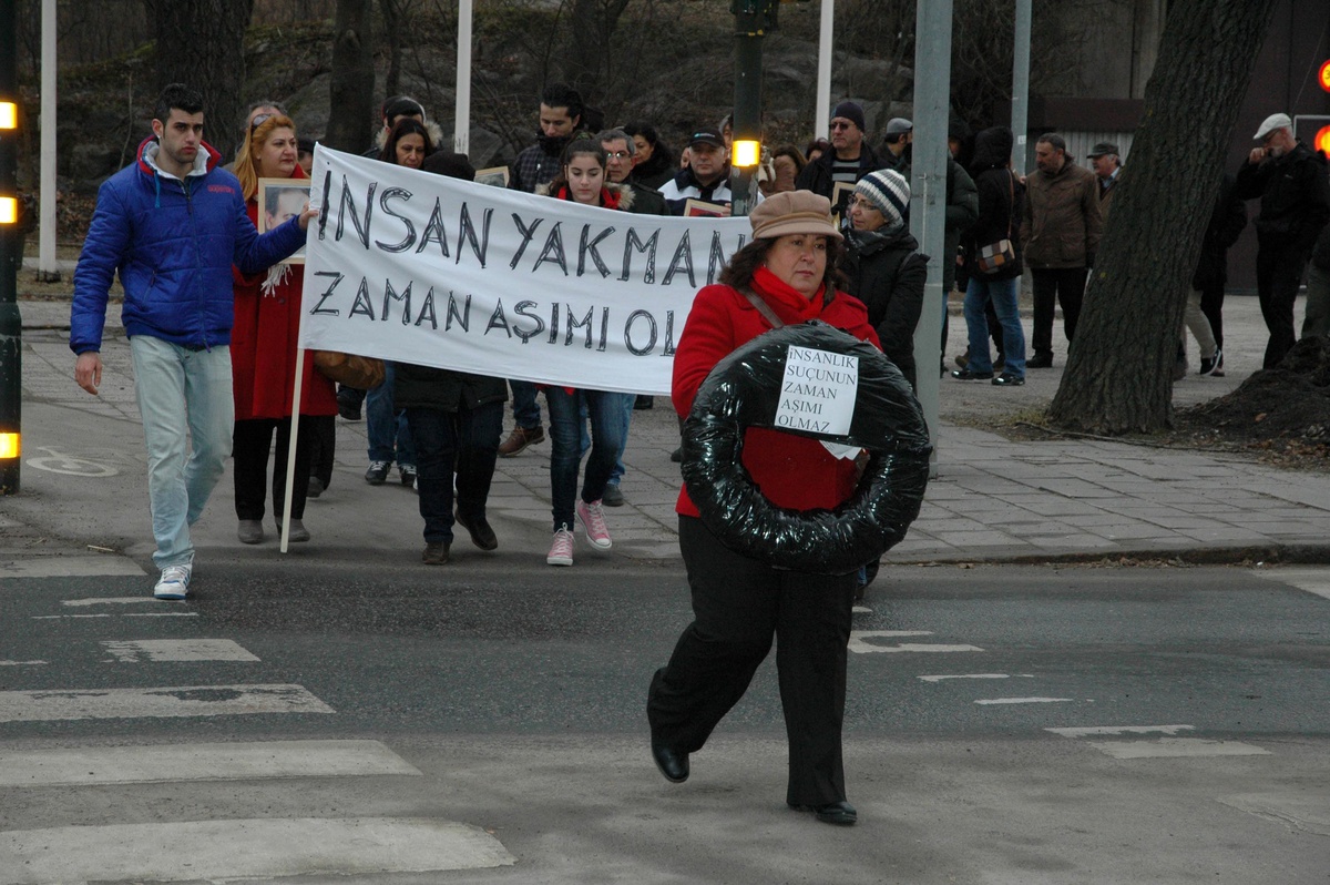 Sivas Davasının Zaman Aşımından Düşmesi Stockholm\'de Protesto Edildi