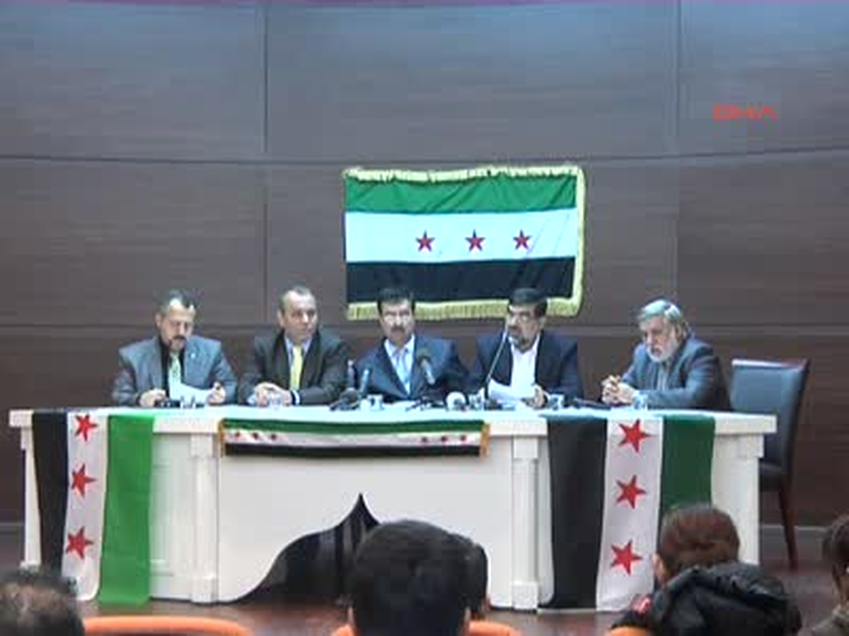 Suriyeli Muhaliflerden Ulusal Meclise Destek Açıklaması