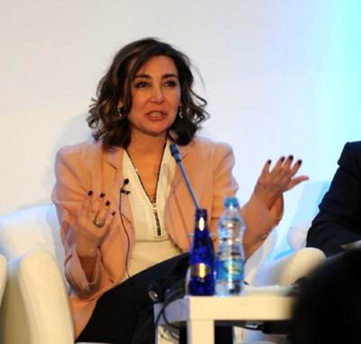 Uludağ'da Ekonomi Zirvesine Katılan Vuslat Doğan Sabancı.