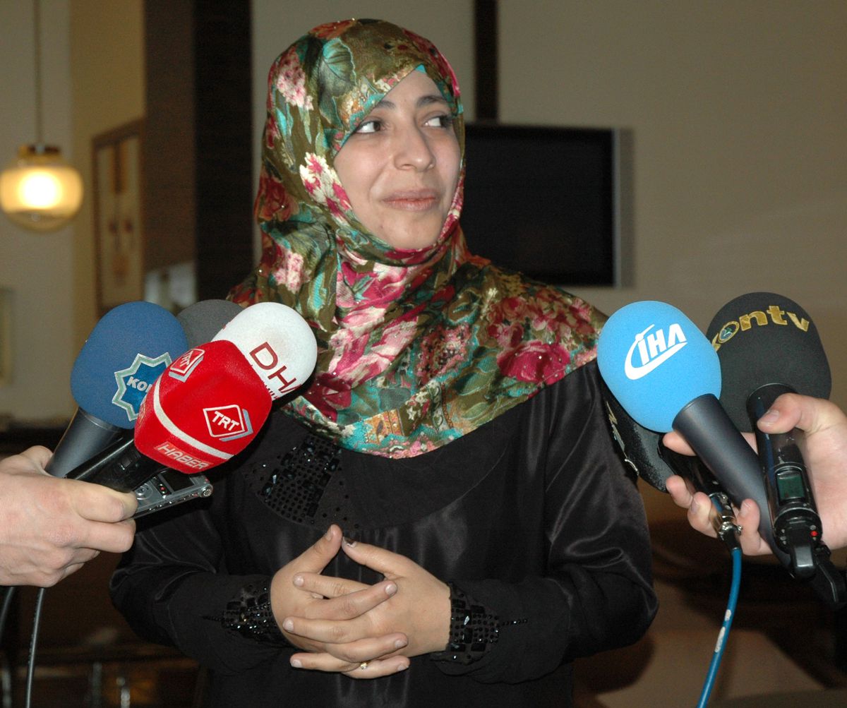 Yemenli Kadın Gazeteci Karman Konya\'da