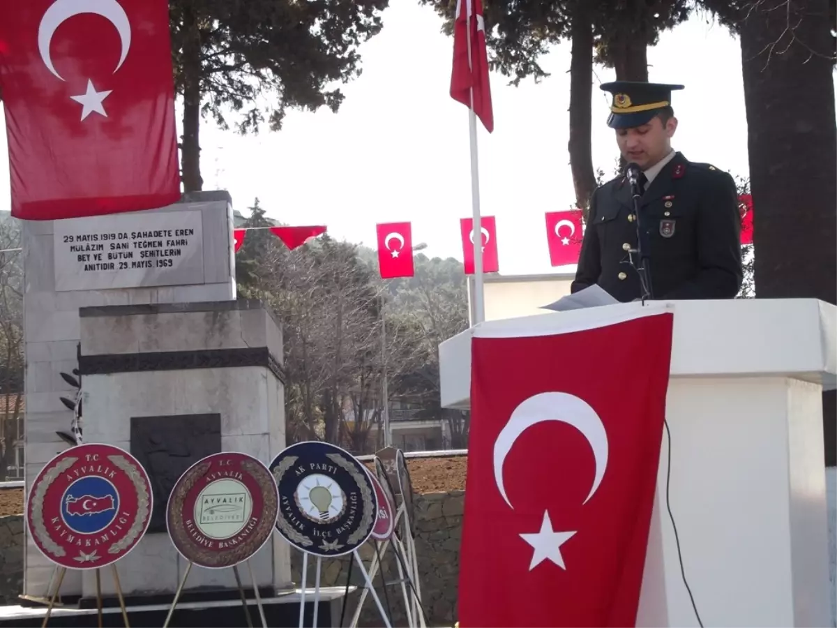 Ayvalıkta Çanakkale Zaferi Buruk Bir Coşkuyla Kutlandı