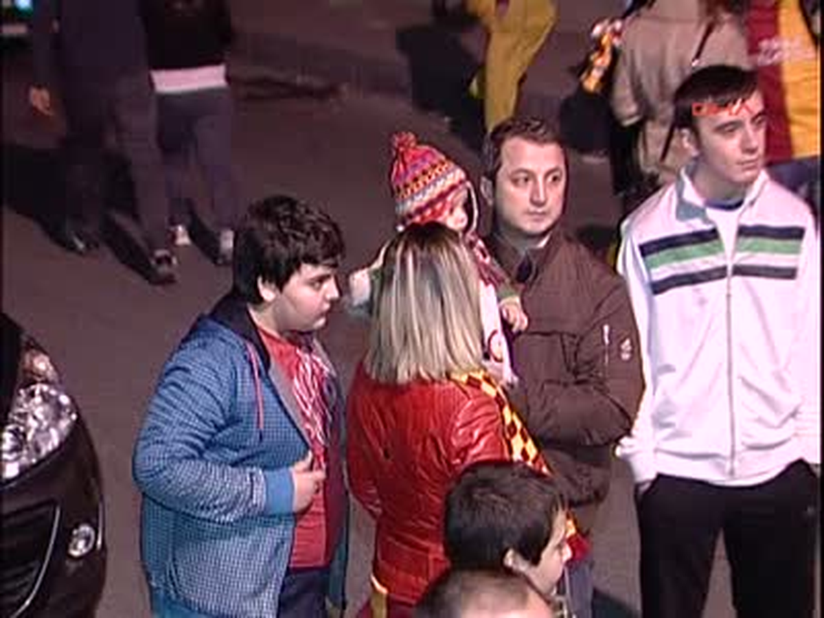 Galatasaray\'a Coşkulu Karşılama