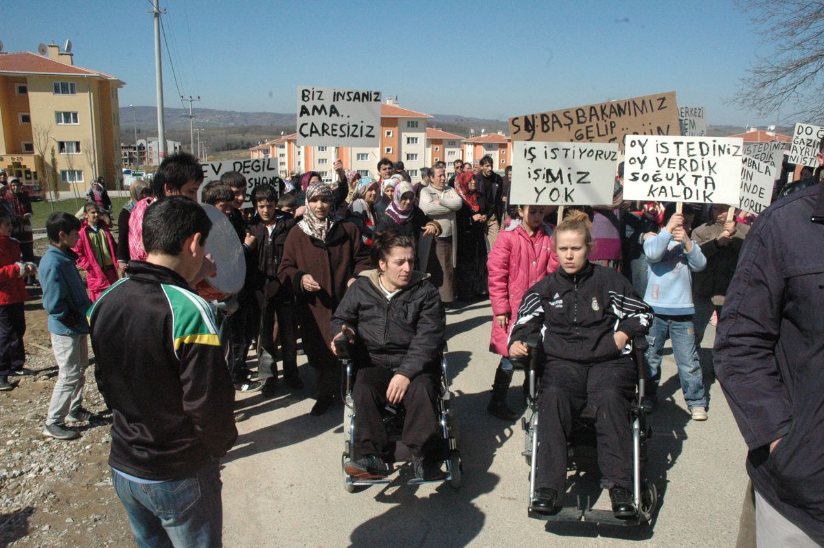 Vakıfkent Sakinleri Eylem Yaptı