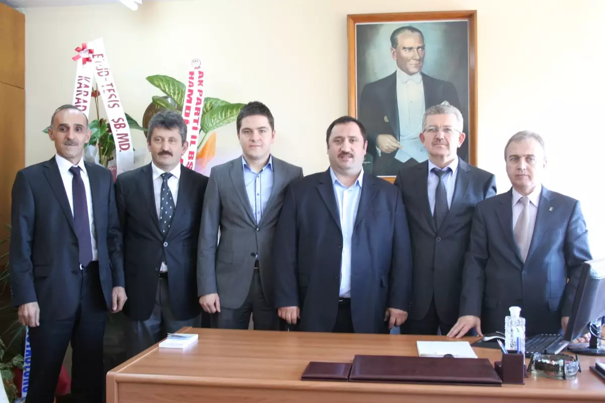 AK Parti\'den, Zonguldak Ttk İnşaat ve Emlak Daire Müdürü Küçük\'e Ziyaret
