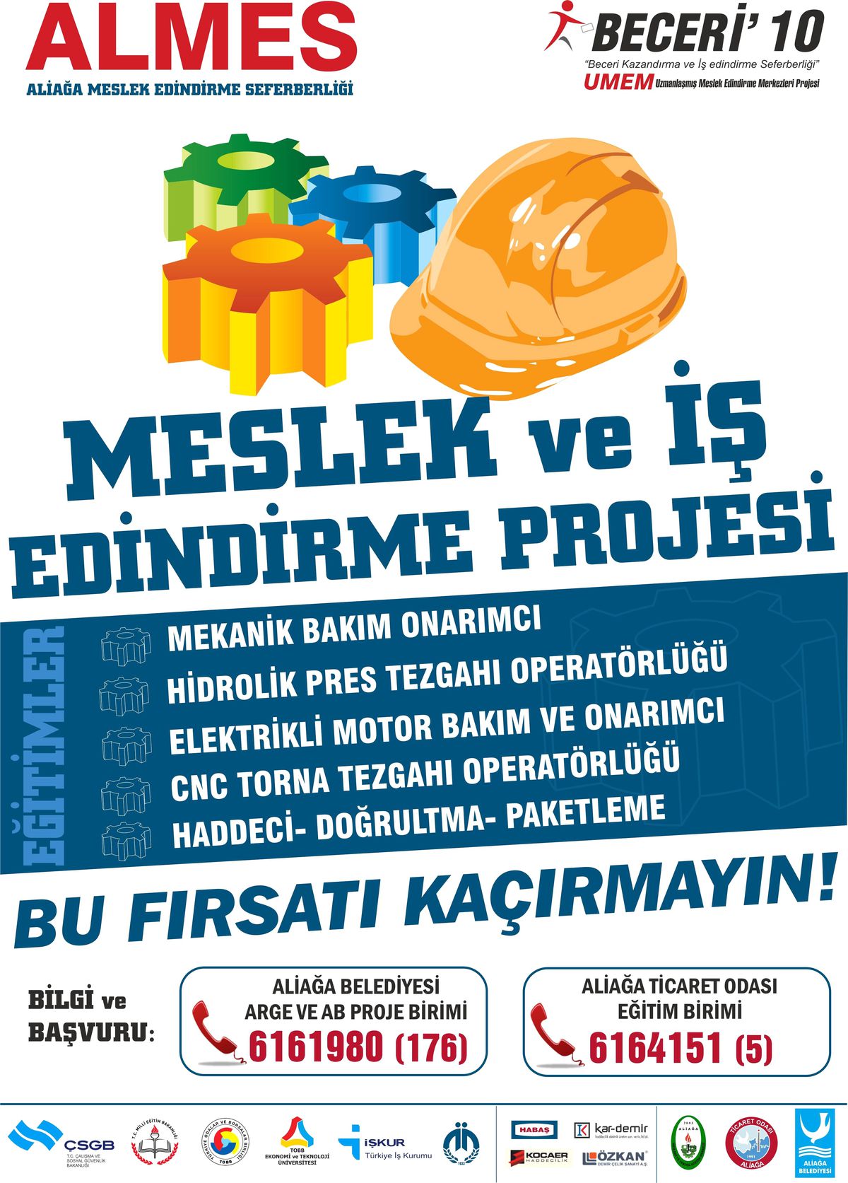Aliağa\'da İşsiz Gençler İçin Açılan Kurs Başvuru Bekliyor