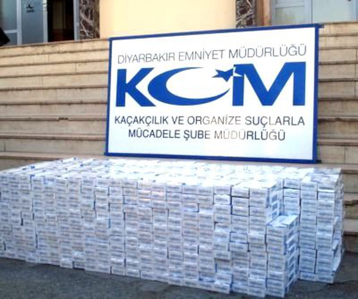 Diyarbakır\'da Kaçak Sigara Operasyonu