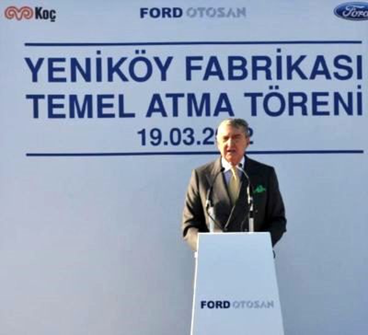Ford Otosan'ın 1 Milyar Dolar Yatırım Yapılacak Yeniköy Fabrikasının Temeli Atıldı