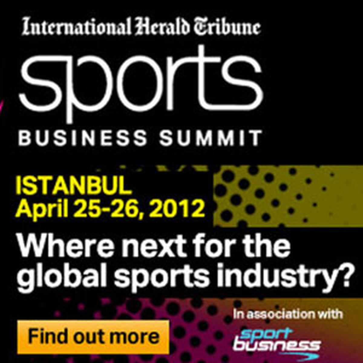 İstanbul, Iht-Sport Business Zirvesi\'ne Ev Sahipliği Yapacak