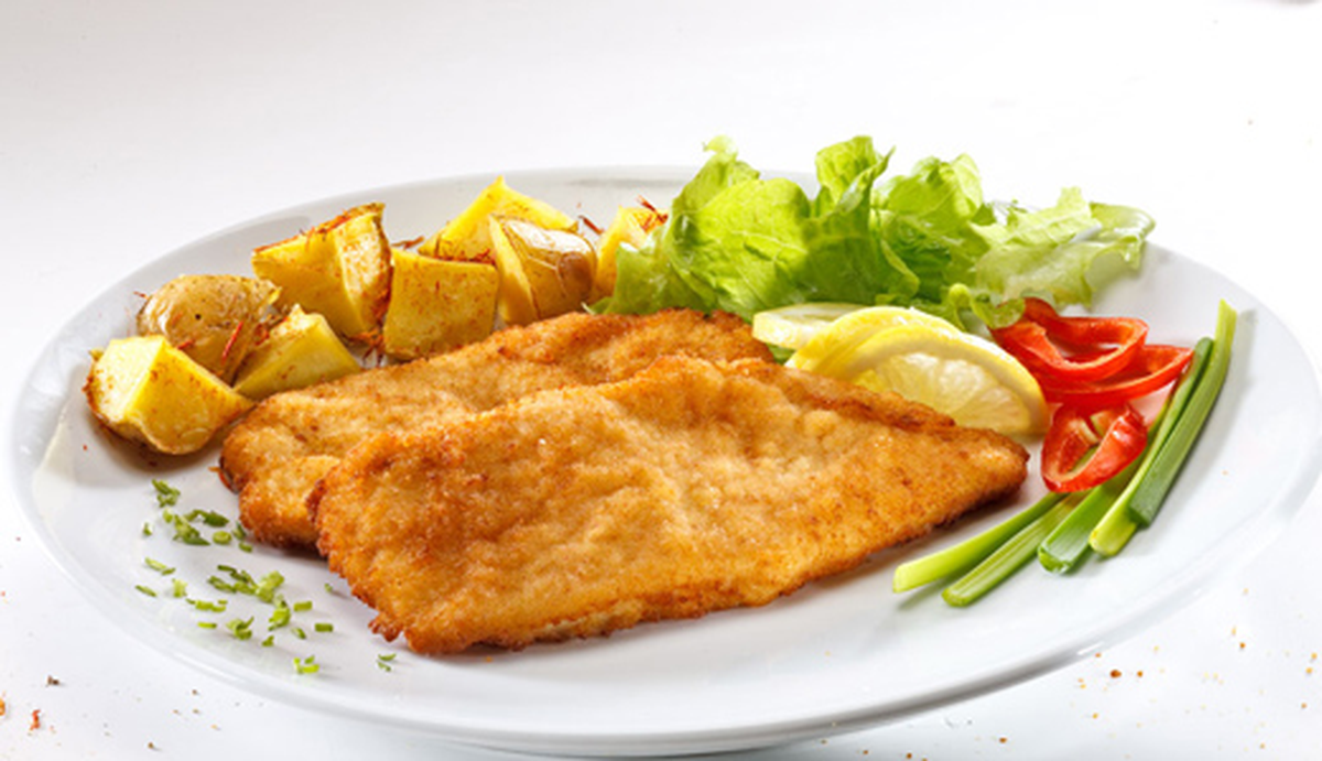 Lezita\'dan Çıtır Kaplamalı Piliç Schnitzel