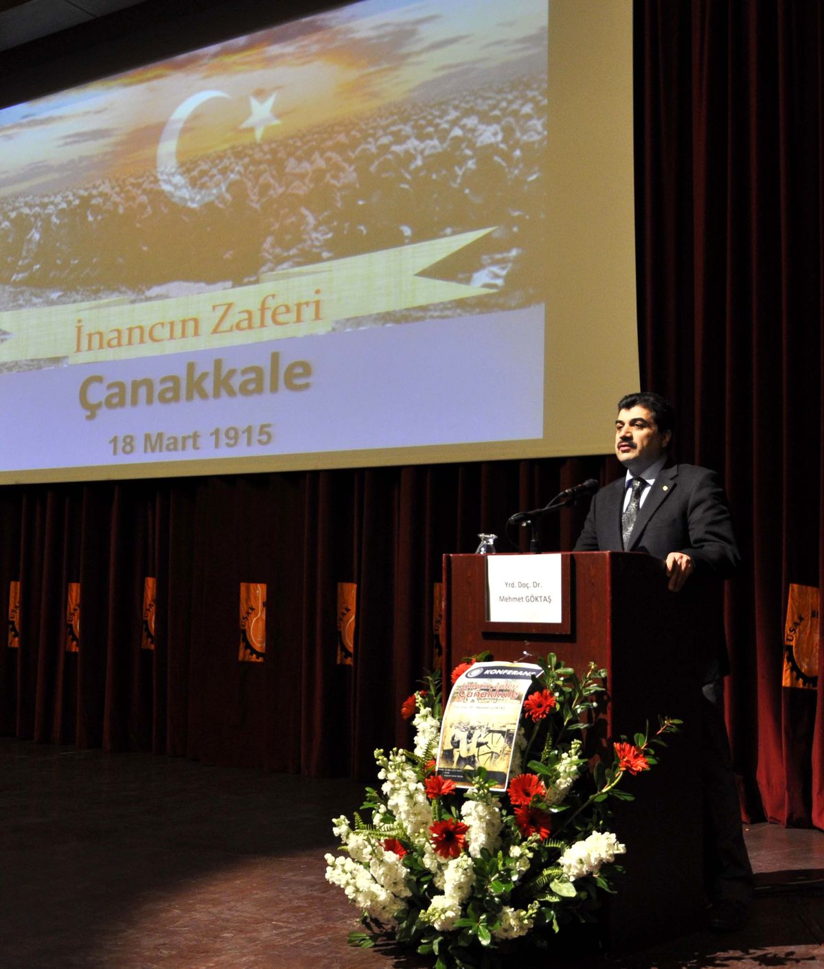 Uşak Üniversitesi 'İnancın Zaferi Çanakkale' Konulu Konferans Düzenledi
