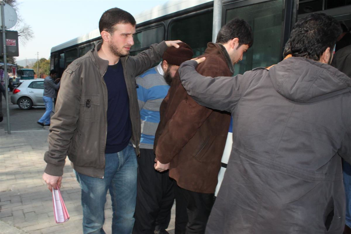 İnegöl'deki Örgüt Operasyonunda Gözaltına Alınan 20 Kişi Bursa'da