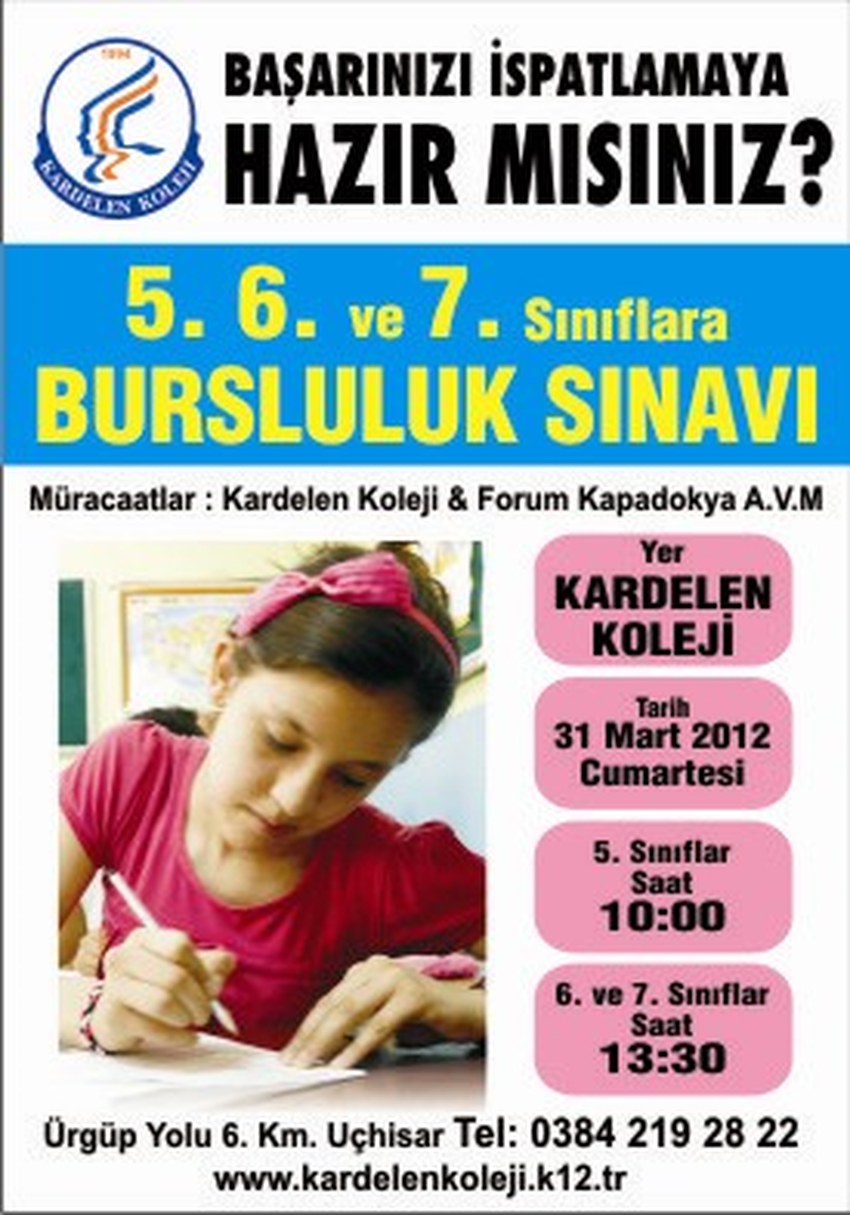 Kardelen Koleji\'nden Seviye Belirleme Sınavı