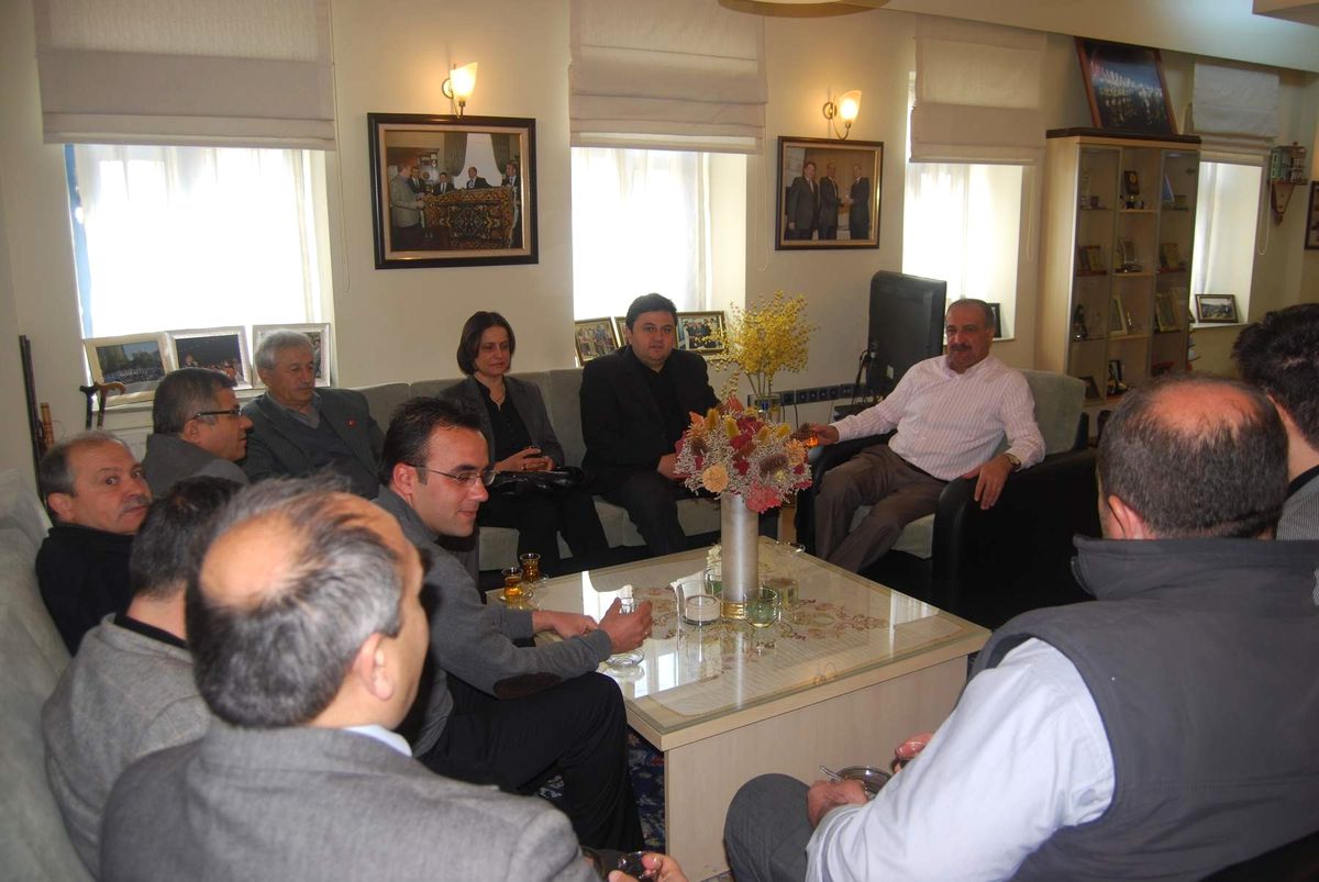 AK Parti Yönetiminden, Başkan Aşkın\'a Ziyaret