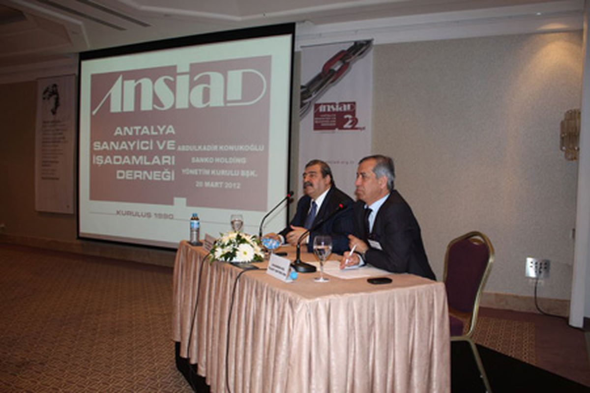 Aldülkadir Konukoğlu, ANSİAD\'ın Konuğu
