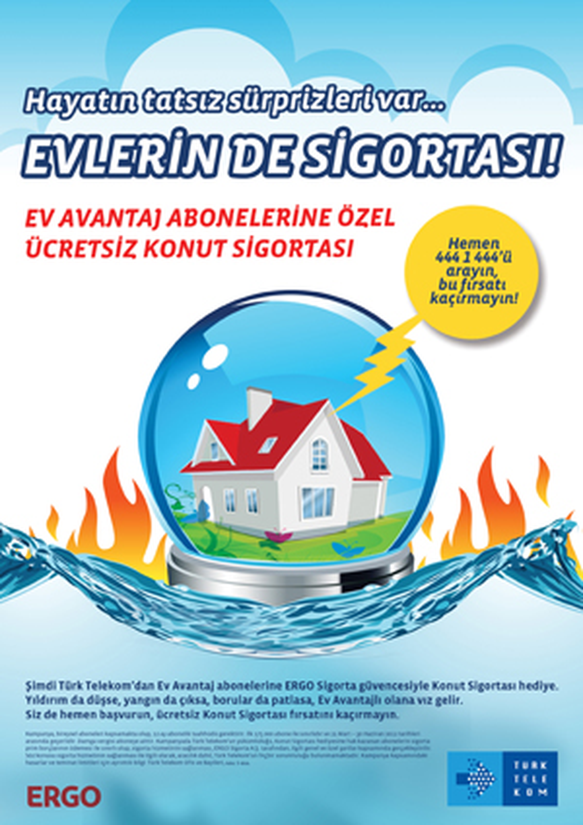 Ev Avantaj'lılara Konut Sigortası Fırsatı