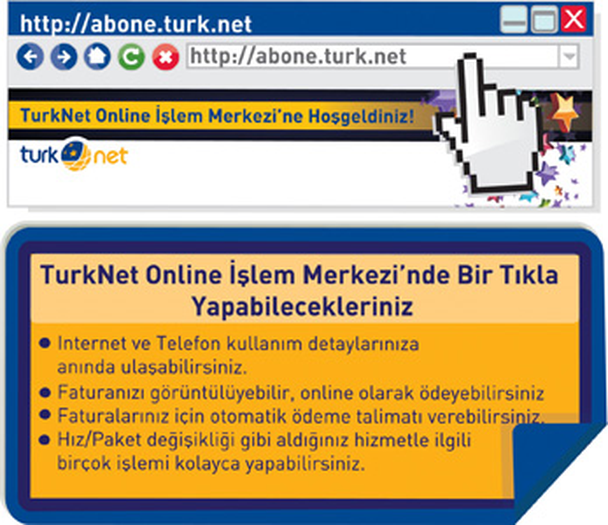 İşlemler Tek Tıkla Yapılıyor
