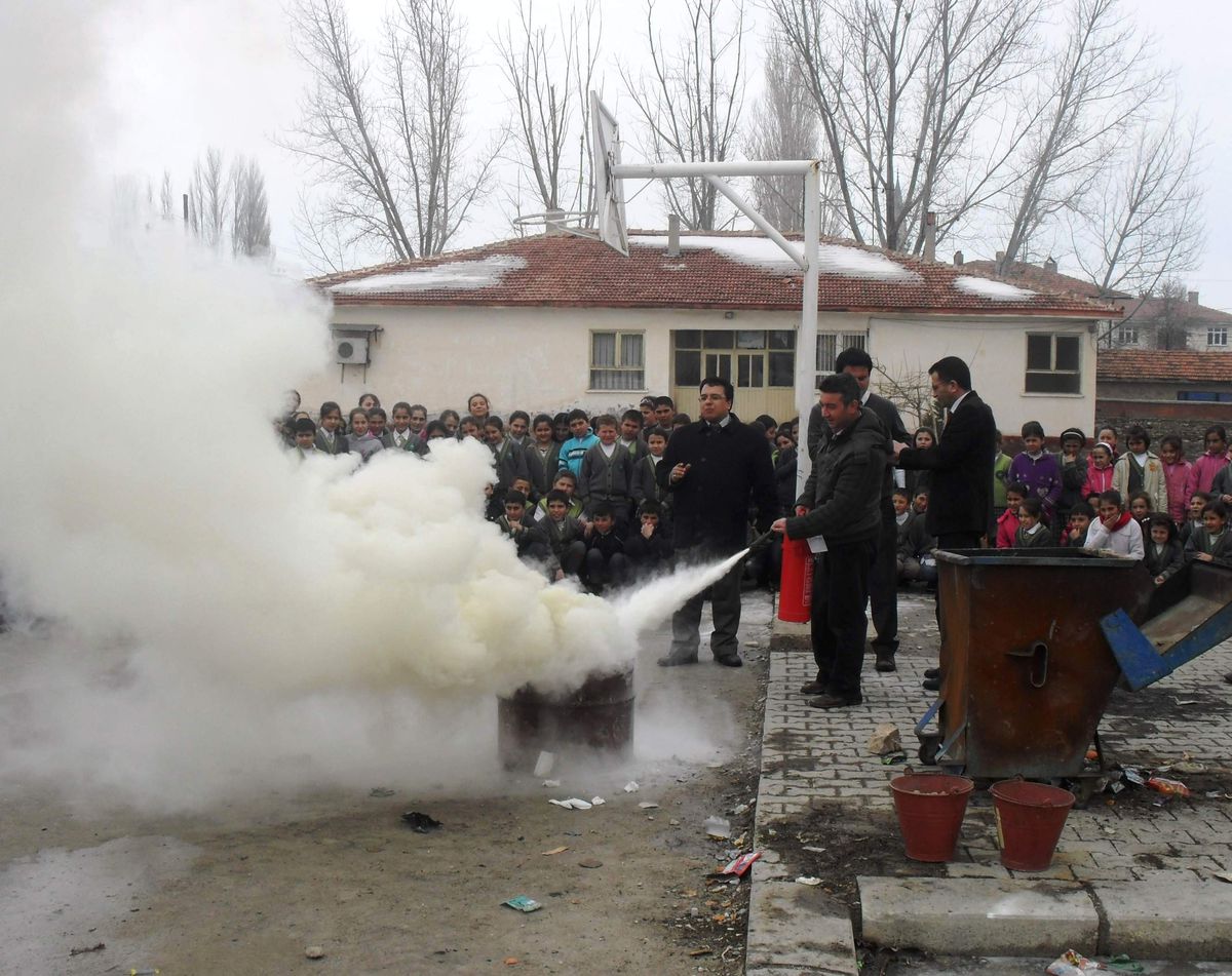 Okullarda Yangın ve Deprem Tatbikatı
