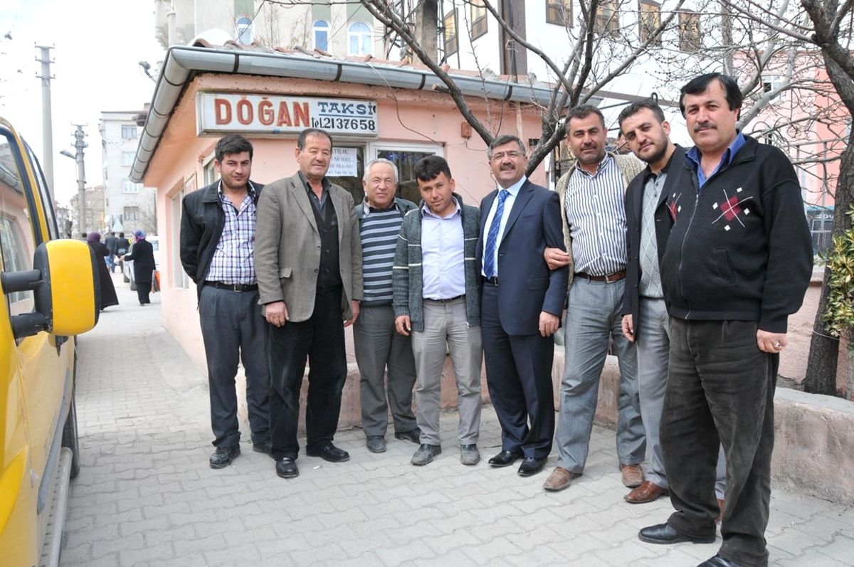 Başkan Akdoğan\'dan Taksici Esnafına Ziyaret
