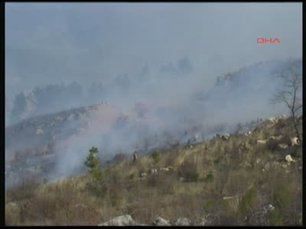 Burdur, Bucak\'ta Orman Yangını Çıktı