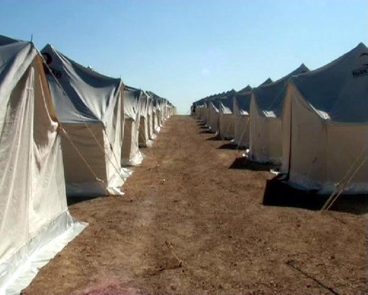 Ceylanpınar\'a 4 Bin Çadır Kuruldu