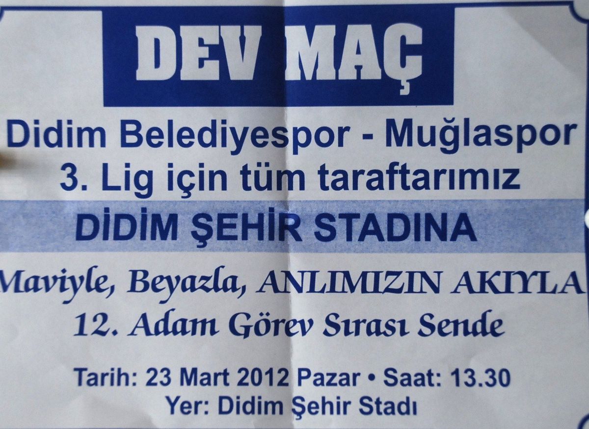 Didim Belediyespor Taraftarından Maç Çağrısı