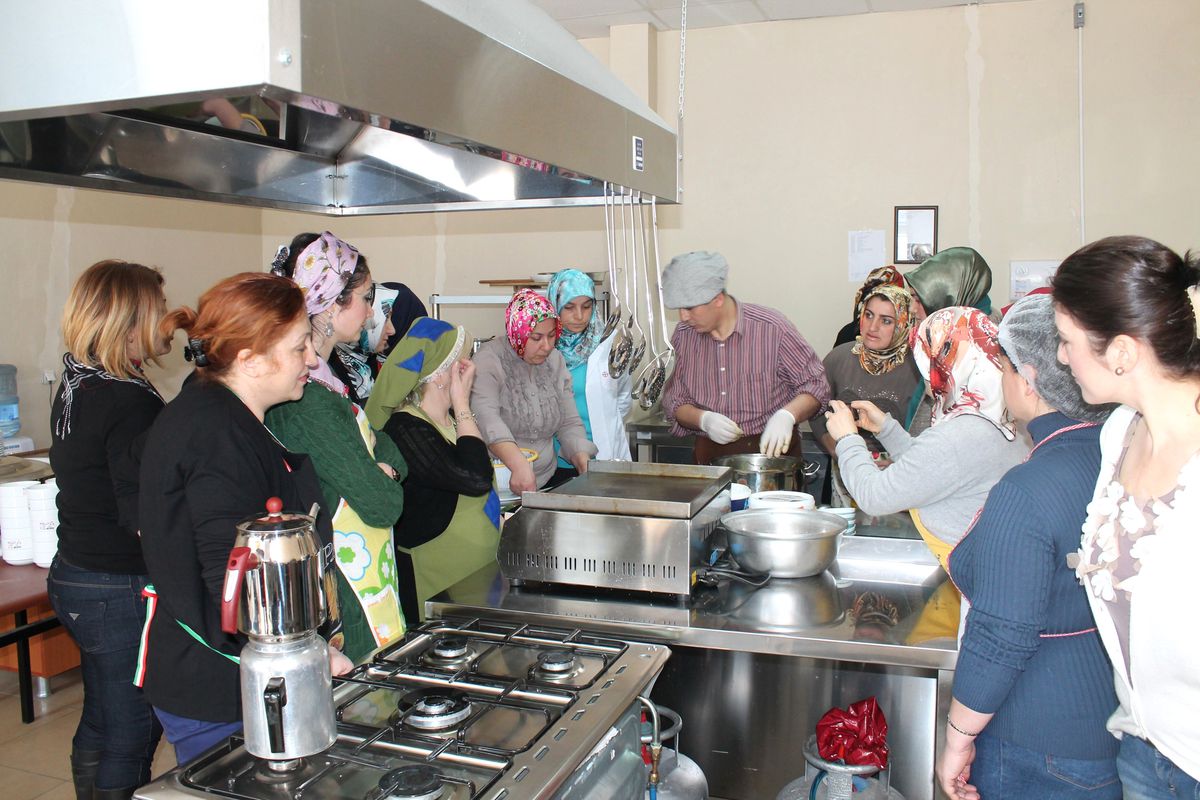 Posbıyık\'dan Aşçılık Kursuna Ziyaret
