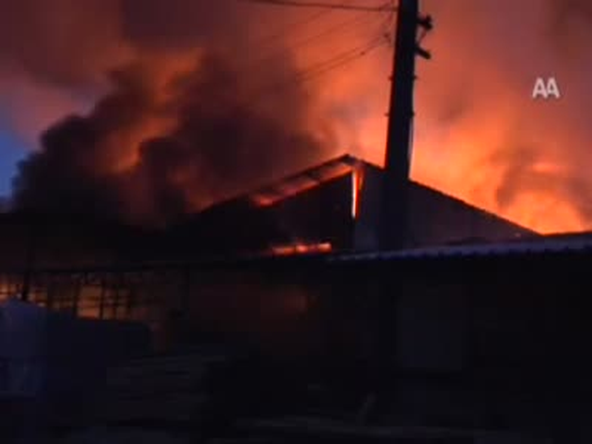 Sakarya\'da İmalathane Yangını