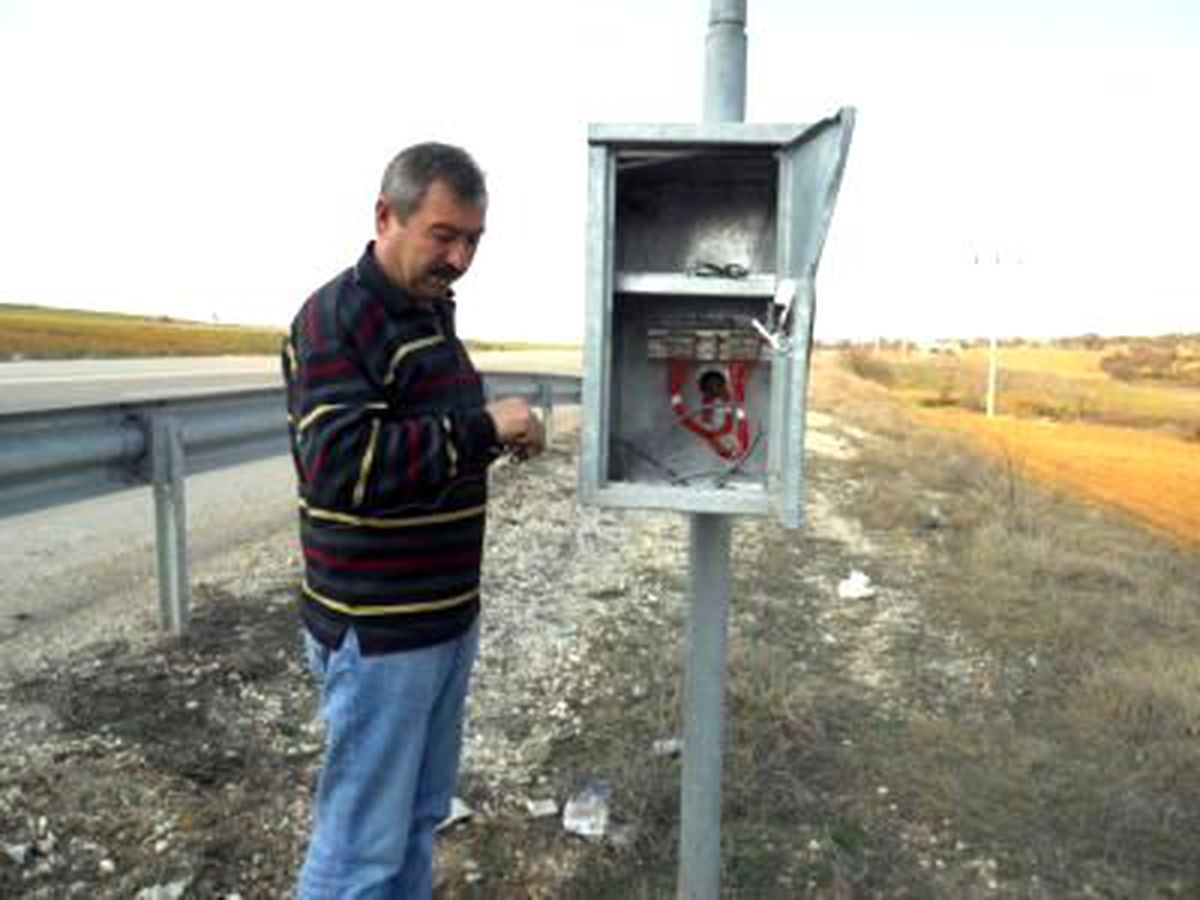 Araç Sayım Cihazı Çalındı