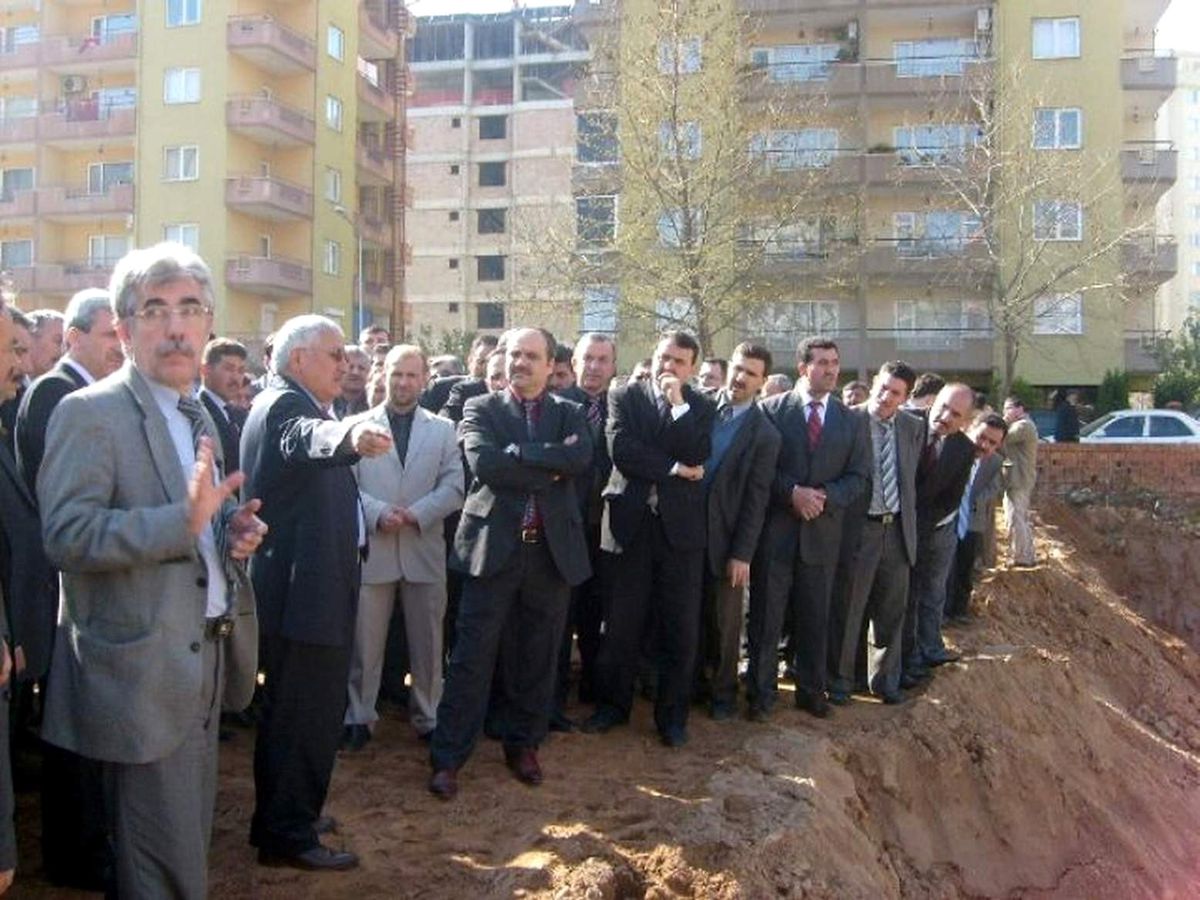 Din Görevlileri Müftülük Külliyesi İnşaatını Gezdi