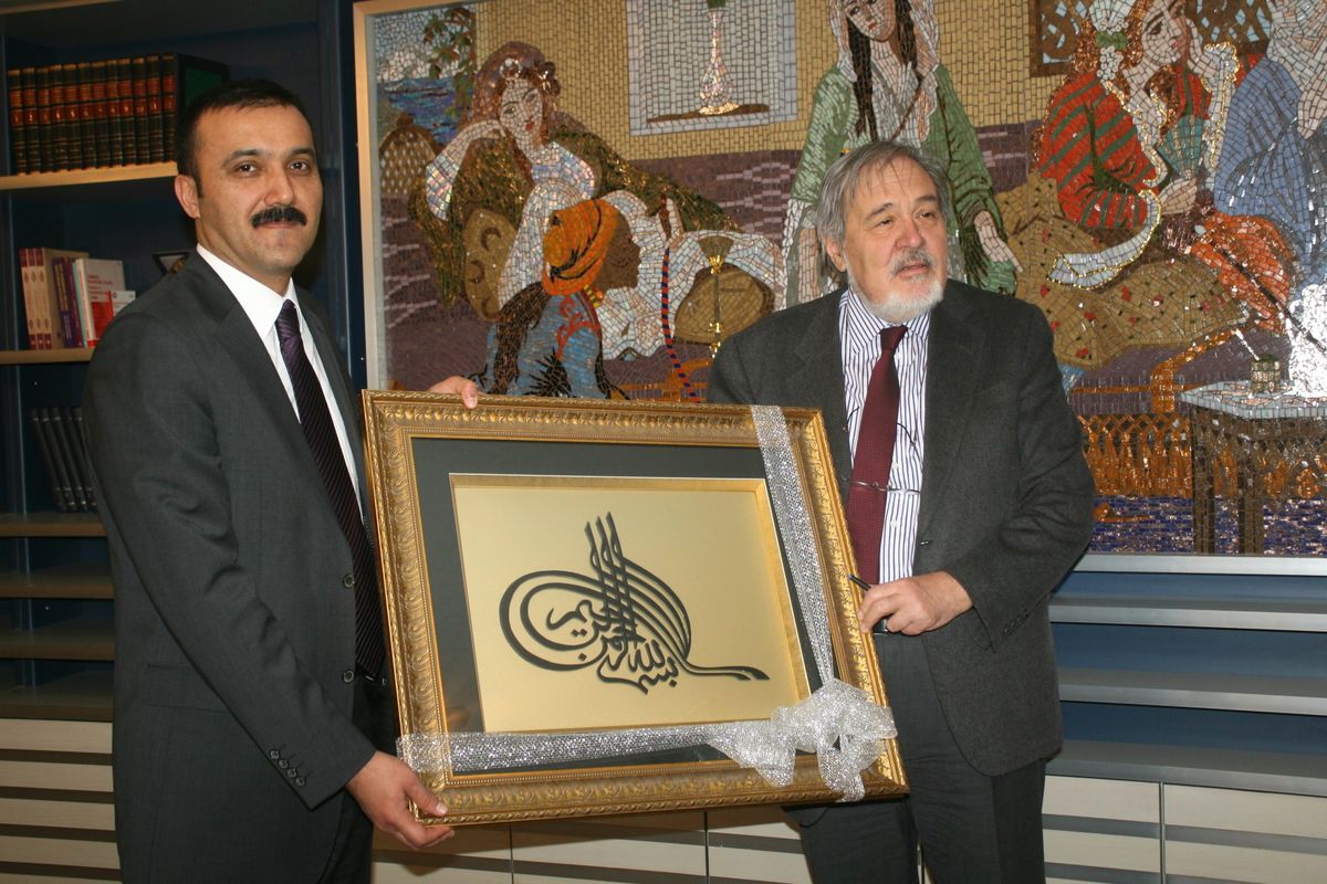 Düzce Belediye Başkanı İsmail Bayram, İlber Ortaylı\'yı Ağırladı