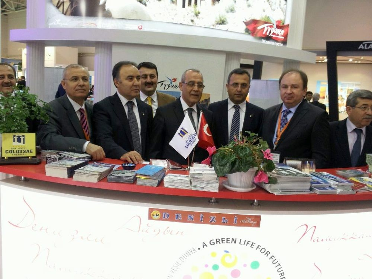 Moskova Turizm Fuarında Denizli Stantına Büyük İlgi