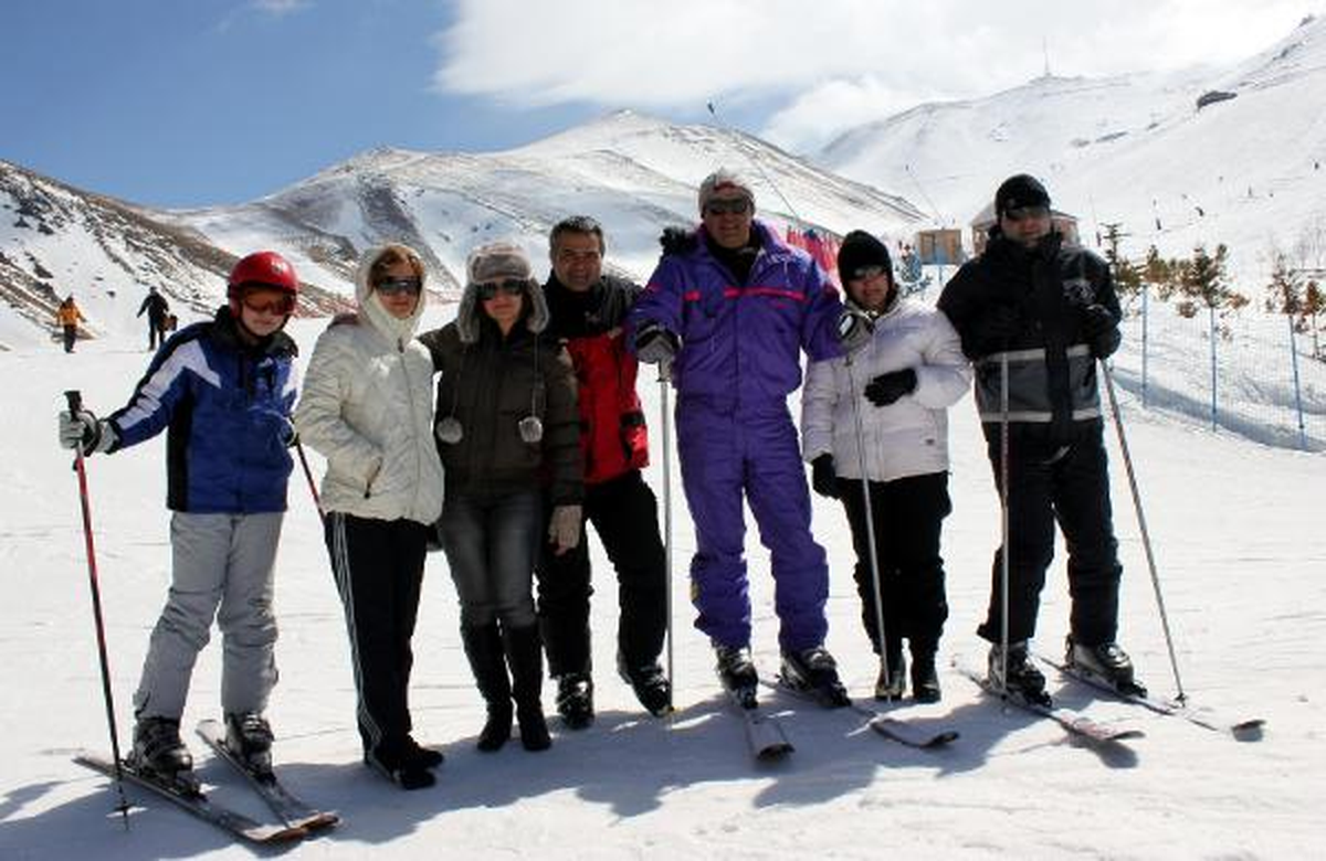 Palandöken\'de İranlı Turistler