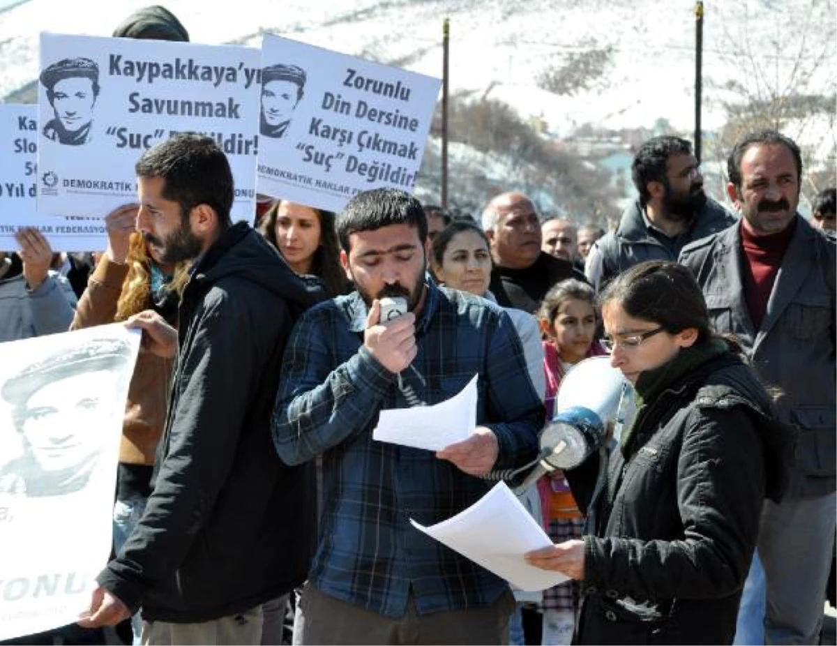 Tunceli\'de, Hapis Cezaları Protesto Edildi