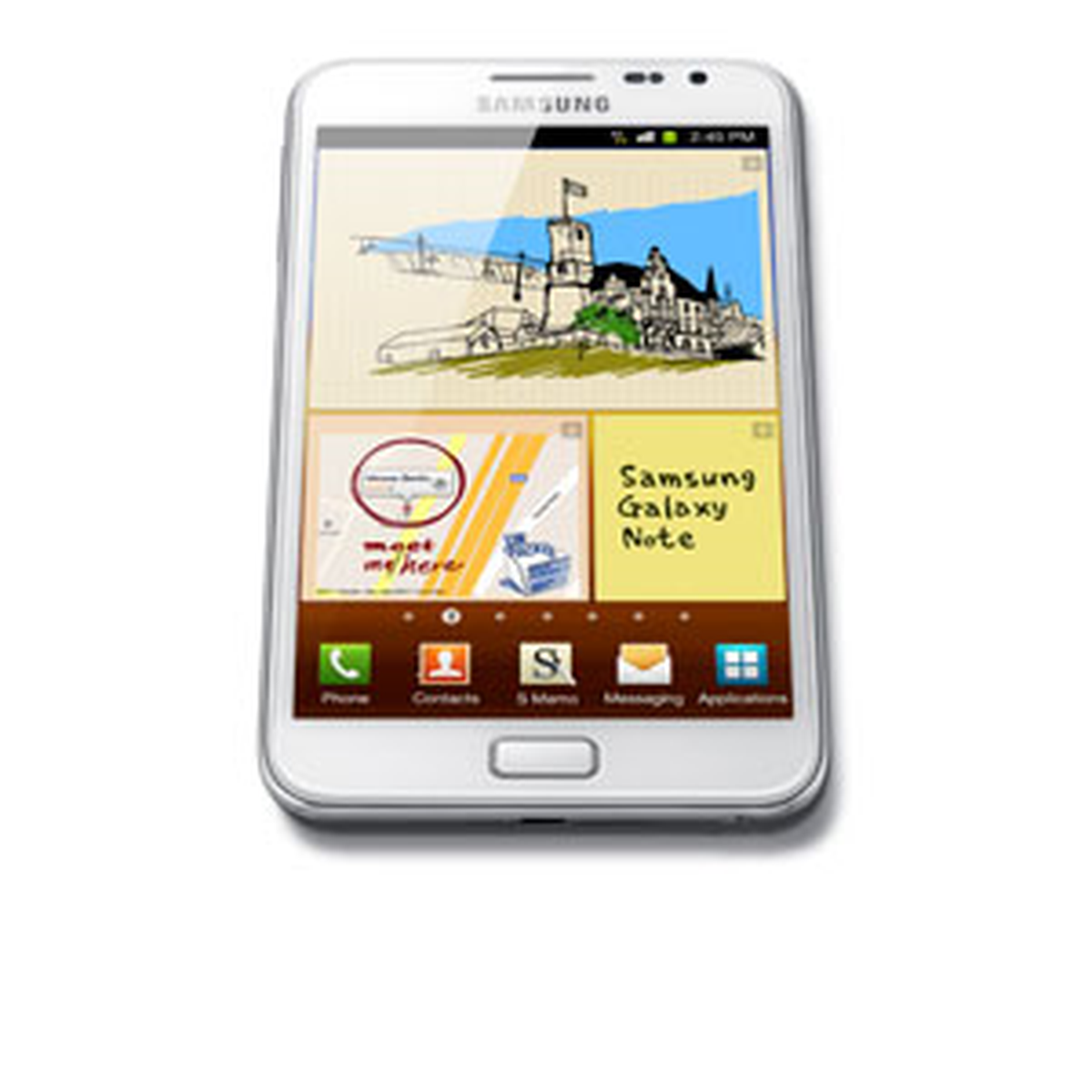 Beyaz Şıklığında Samsung GALAXY Note