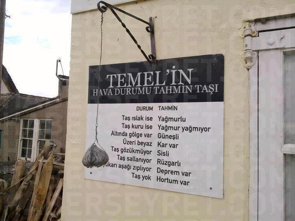 Böyle Olur \'Temel\'in Hava Durumu Tahmin Taşı\'