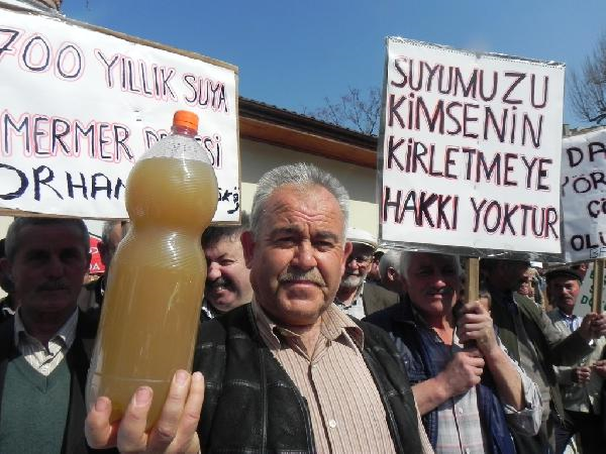Bursa\'da Köylülerin \'Suyuna Sahip Çık\' Eylemi