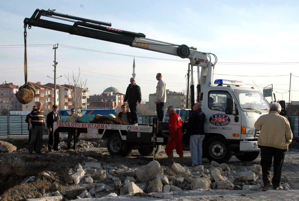 Çanakkale Savaşı\'ndan Kalma Tarihi Top Mermisi İmha Edildi