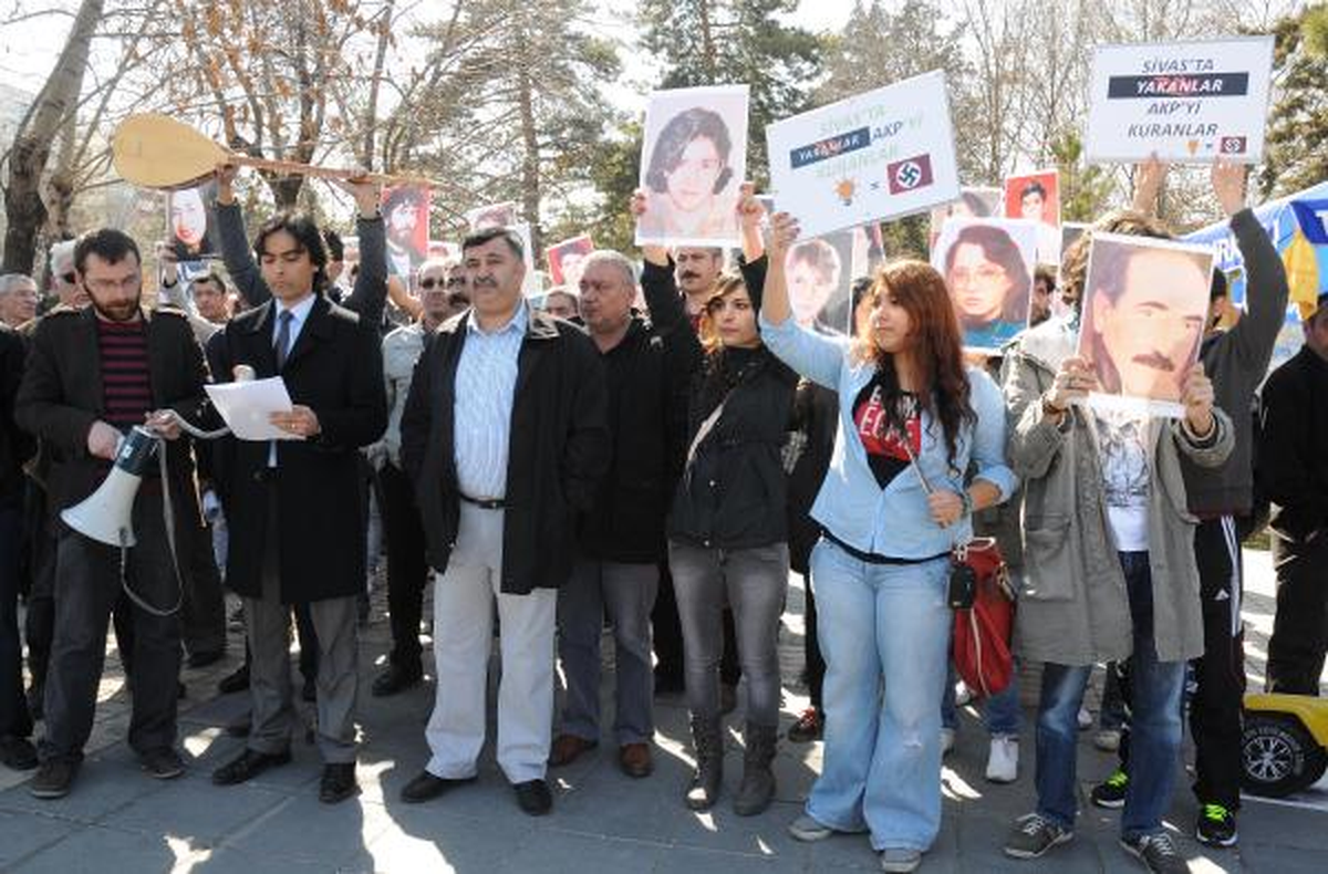 Kayseri\'de \'Sivas Davası\' Protestosu