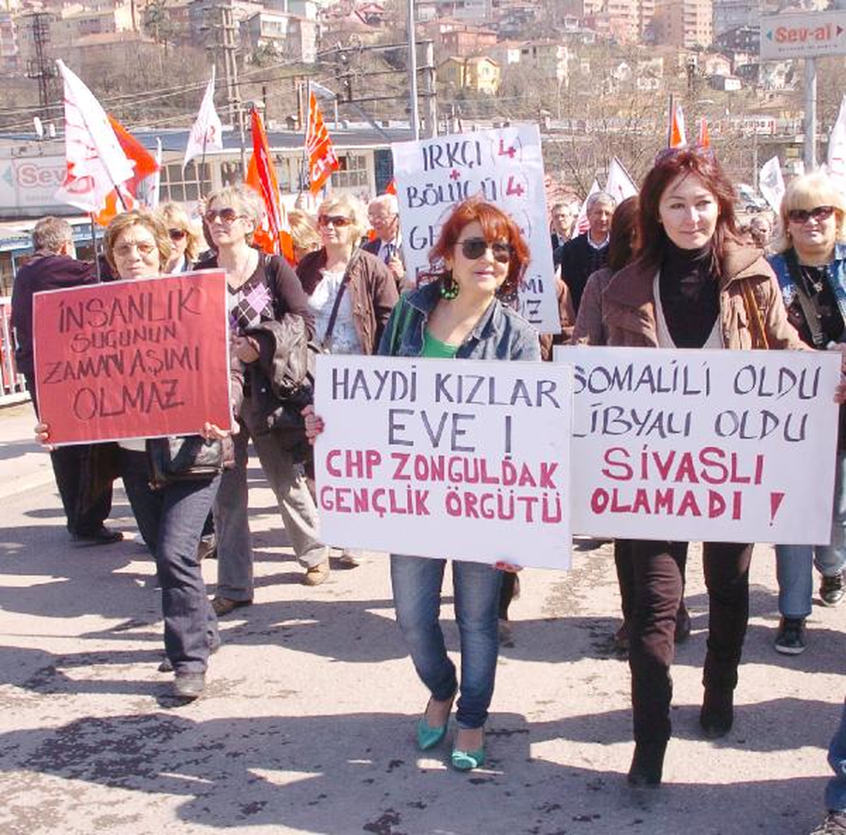 Zonguldak'ta 'Özgürlük ve Adalet İstiyoruz' Mitingi