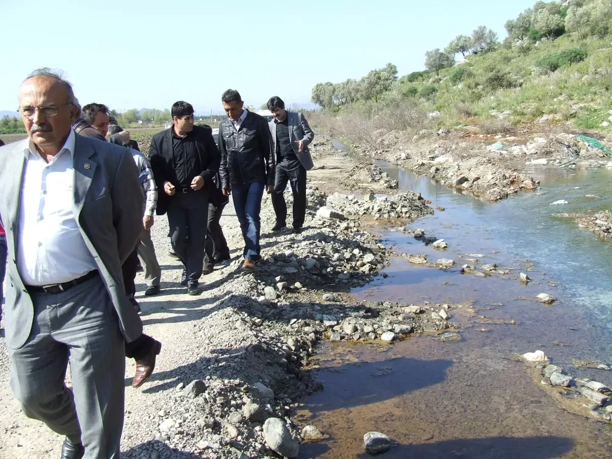 Muğla İl Genel Meclisi Kükürtlü Su Zararını Yerinde İnceledi