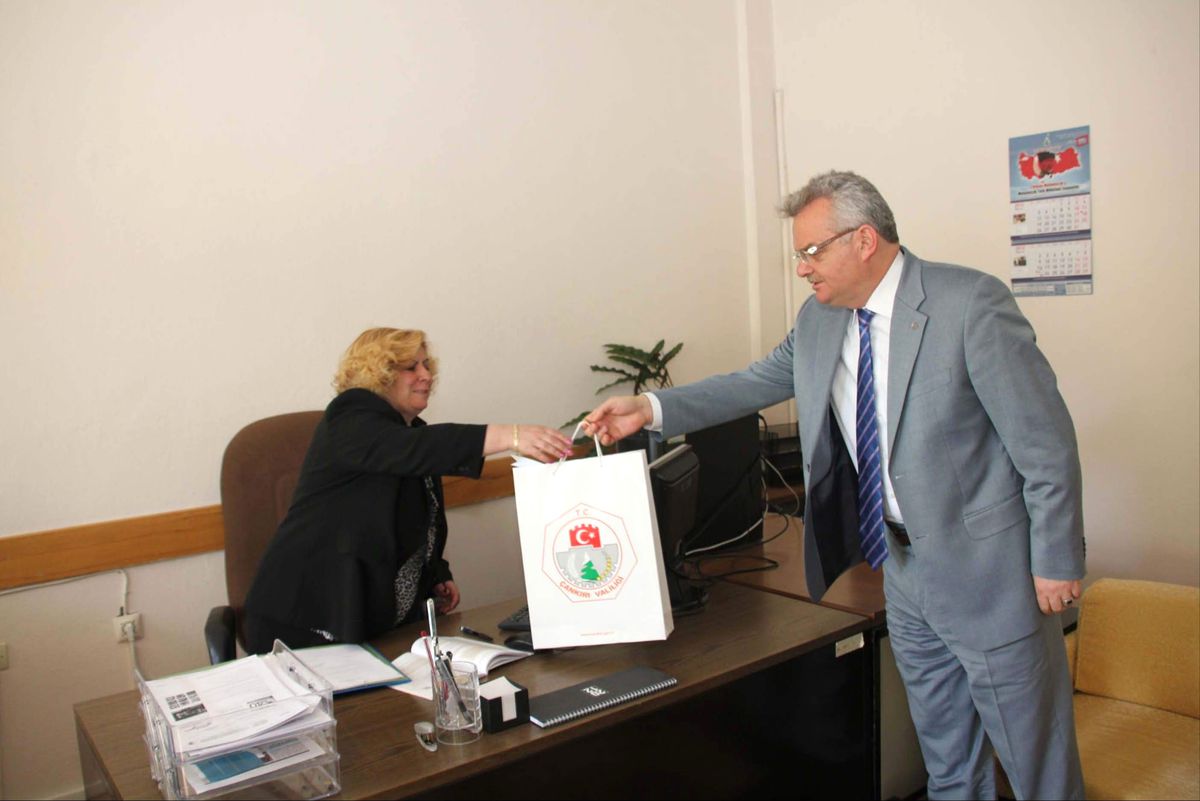 Çankırı Valisinden Yeni Atanan Müdürlere Ziyaret