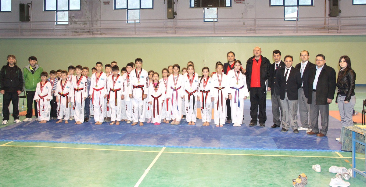 Giresun Minikler Taekwondo İl Birinciliği Yapıldı