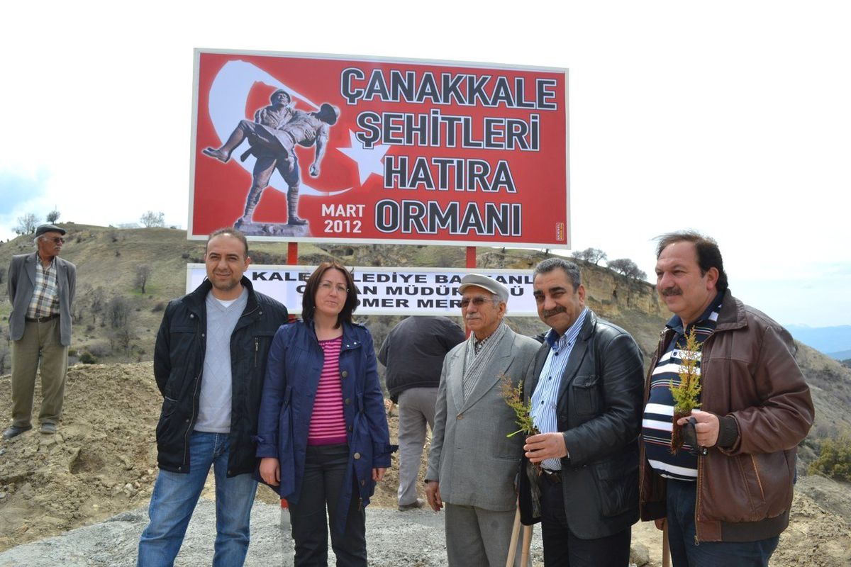 Kale\'de Çanakkale Şehitleri\'ne Hatıra Ormanı