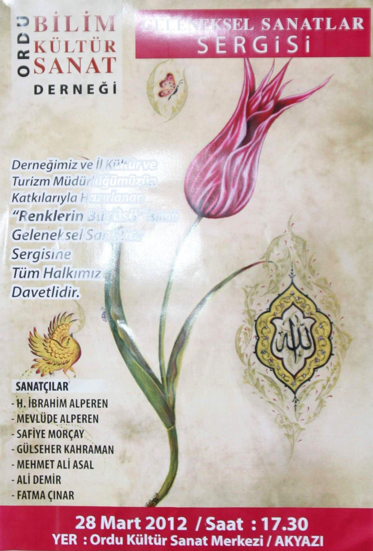 Ordu Bilim Kültür Sanat Derneği\'nden Sergi