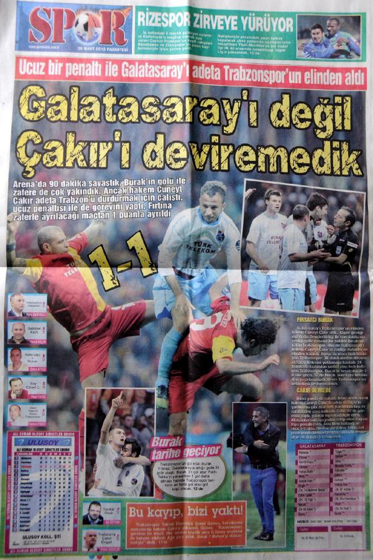 Trabzonspor\'da Çakır\'a Büyük Tepki