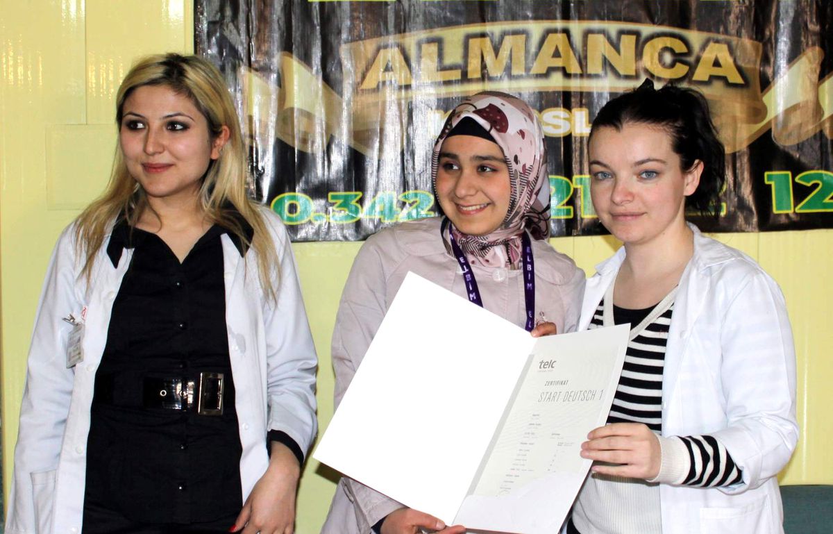 Almanya Vizesi İçin Sertifikalarını Aldılar