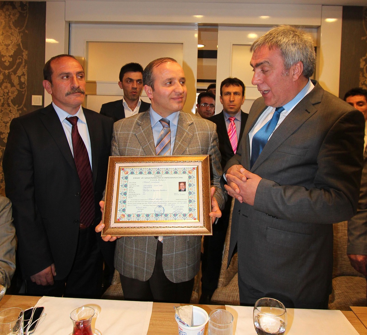 Büyükşehir Belediye Başkanı Ahmet Küçükler, Marangozlar, Mobilyacılar ve Duvarcılar Odası\'nın...