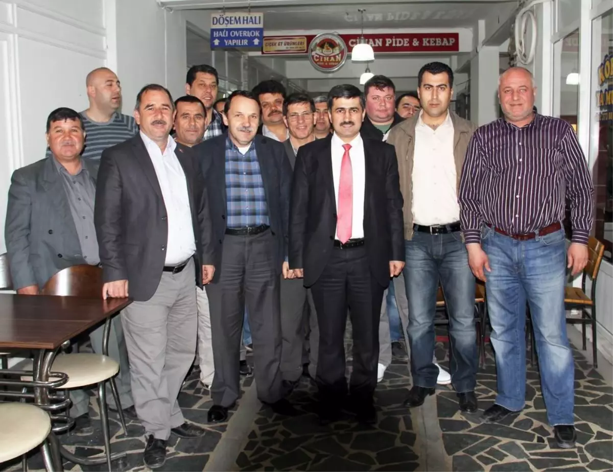 Edremit AK Parti İlçedeki Odaları Ziyaret Etti