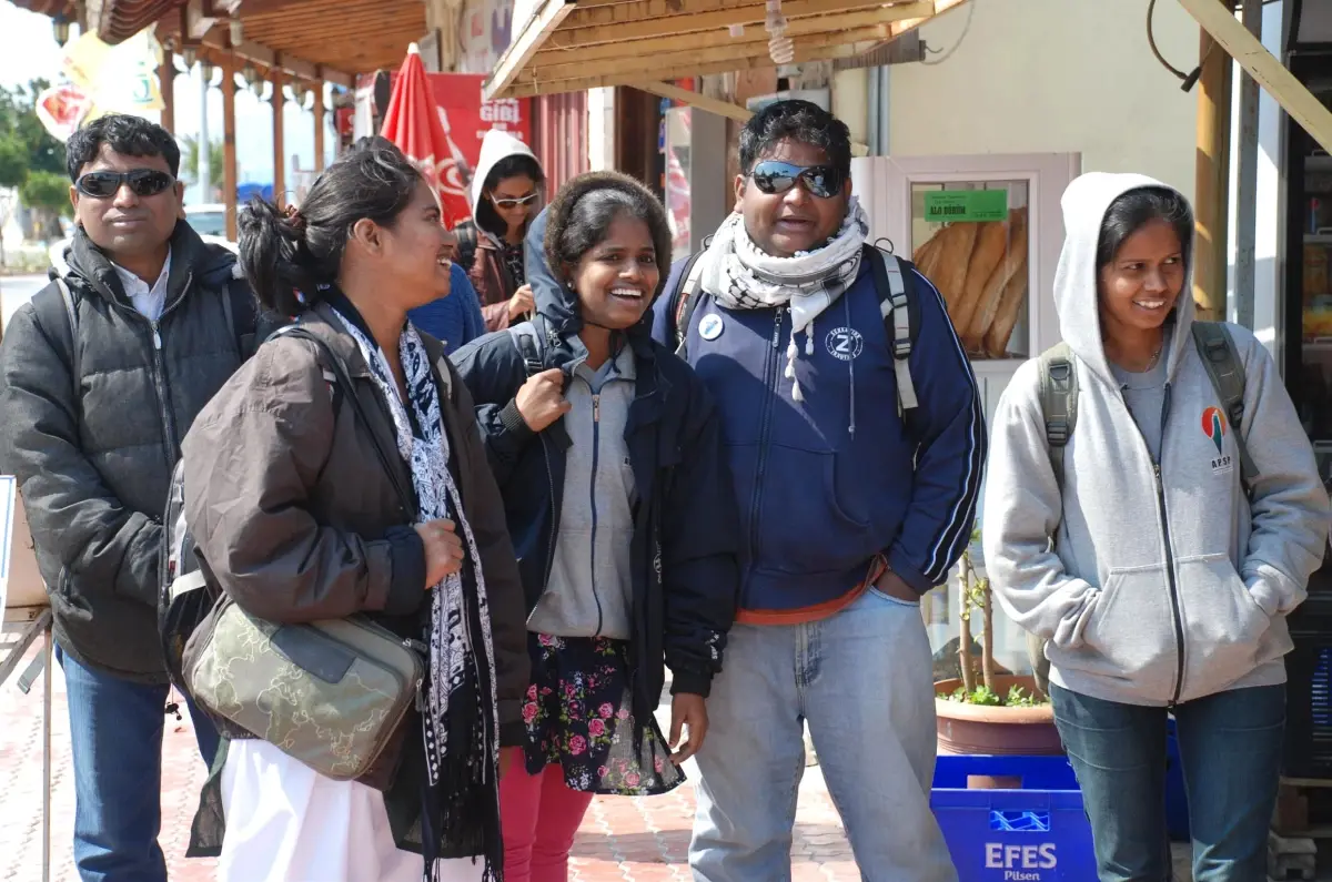 Kudüs\'e Kutsal Yürüyüşün Asya Grubu Taşucu\'nda