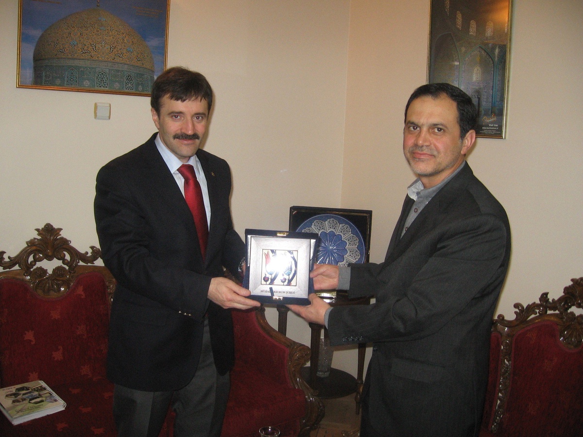Müsiad Erzurum Şube Başkanı Güvenli, İran Başkonsolosu Kılıçhan ve Ziraat Bankası Bölge Başkanı...